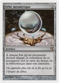 Mesmeric Orb (French)- "Orbe mesmérique" - Magic Encyclopedia 2005 (Salvat/Hachette) - Magic: The Gathering card