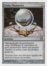 Mesmeric Orb (Italian)- "Globo Mesmerico" - Magic Encyclopedia 2005 (Salvat/Hachette) - Magic: The Gathering card