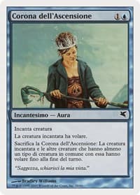 Crown of Ascension (Italian) - "Corona dell'Ascensione" - Magic Encyclopedia 2005 (Salvat/Hachette) - Magic: The Gathering card