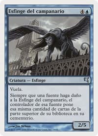 Belltower Sphinx (Spanish) - "Esfinge del campanario" - Magic Encyclopedia 2005 (Salvat/Hachette) - Magic: The Gathering card