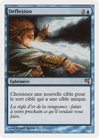 Deflection (French) - "Déflexion" - Magic Encyclopedia 2005 (Salvat/Hachette) - Magic: The Gathering card
