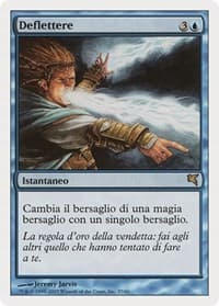 Deflection (Italian) - "Deflettere" - Magic Encyclopedia 2005 (Salvat/Hachette) - Magic: The Gathering card