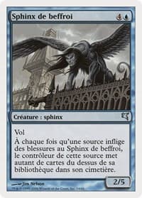 Belltower Sphinx (French) - "Sphinx de beffroi" - Magic Encyclopedia 2005 (Salvat/Hachette) - Magic: The Gathering card