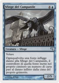 Belltower Sphinx (Italian) - "Sfinge del Campanile" - Magic Encyclopedia 2005 (Salvat/Hachette) - Magic: The Gathering card