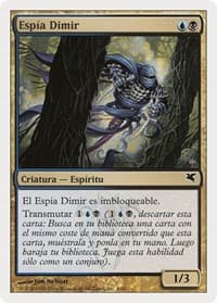 Dimir Infiltrator (Spanish) - "Espía Dimir" - Magic Encyclopedia 2005 (Salvat/Hachette) - Magic: The Gathering card