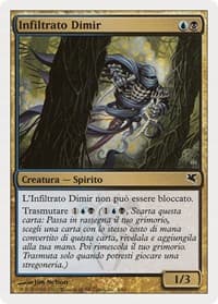 Dimir Infiltrator (Italian) - "Infiltrato Dimir" - Magic Encyclopedia 2005 (Salvat/Hachette) - Magic: The Gathering card
