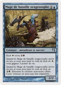 Stormscape Battlemage (French) - "Mage de bataille orageosophe" - Magic Encyclopedia 2005 (Salvat/Hachette) - Magic: The Gathering card