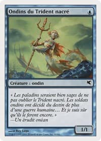 Merfolk of the Pearl Trident (French) - "Ondins du Trident nacré" - Magic Encyclopedia 2005 (Salvat/Hachette) - Magic: The Gathering card