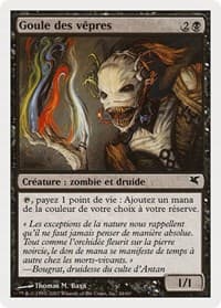 Vesper Ghoul (French) - "Goule des vêpres" - Magic Encyclopedia 2005 (Salvat/Hachette) - Magic: The Gathering card