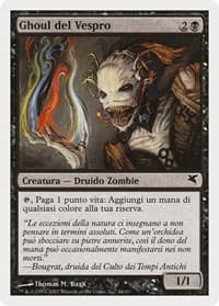 Vesper Ghoul (Italian) - "Ghoul del Vespro" - Magic Encyclopedia 2005 (Salvat/Hachette) - Magic: The Gathering card