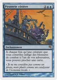 Coastal Piracy (French) - "Piraterie côtière" - Magic Encyclopedia 2005 (Salvat/Hachette) - Magic: The Gathering card
