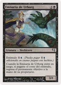 Urborg Emissary (Spanish) - "Emisaria de Urbog" - Magic Encyclopedia 2005 (Salvat/Hachette) - Magic: The Gathering card