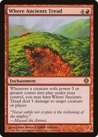 Where Ancients Tread - Shards of Alara - Magic: The Gathering card