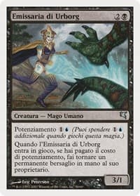 Urborg Emissary (Italian) - "Emissaria di Urborg" - Magic Encyclopedia 2005 (Salvat/Hachette) - Magic: The Gathering card