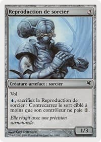 Wizard Replica (French) - "Reproduction de sorcier" - Magic Encyclopedia 2005 (Salvat/Hachette) - Magic: The Gathering card