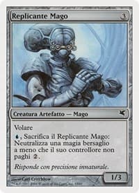 Wizard Replica (Italian) - "Replicante Mago" - Magic Encyclopedia 2005 (Salvat/Hachette) - Magic: The Gathering card