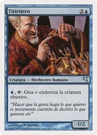 Puppeteer (Spanish) - "Titiritero" - Magic Encyclopedia 2005 (Salvat/Hachette) - Magic: The Gathering card