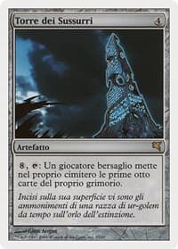 Tower of Murmurs (Italian) - "Torre dei Sussurri" - Magic Encyclopedia 2005 (Salvat/Hachette) - Magic: The Gathering card