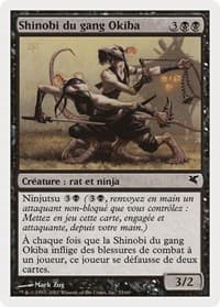 Okiba-Gang Shinobi (French) - "Shinobi du gang Okiba" - Magic Encyclopedia 2005 (Salvat/Hachette) - Magic: The Gathering card