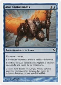Phantom Wings (Spanish) - "Alas fantasmales" - Magic Encyclopedia 2005 (Salvat/Hachette) - Magic: The Gathering card