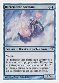 Soratami Mindsweeper (Spanish) - "Barremente soratami" - Magic Encyclopedia 2005 (Salvat/Hachette) - Magic: The Gathering card