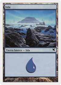 Island (Spanish) - "Isla" - Magic Encyclopedia 2005 (Salvat/Hachette) - Magic: The Gathering card