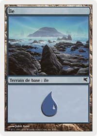 Island (French) - "Ile" (E8) - Magic Encyclopedia 2005 (Salvat/Hachette) - Magic: The Gathering card