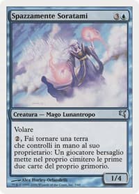 Soratami Mindsweeper (Italian) - "Spazzamente Soratami" - Magic Encyclopedia 2005 (Salvat/Hachette) - Magic: The Gathering card