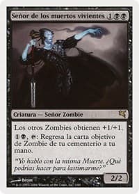 Lord of the Undead (Spanish) - "Señor de los muertos vivientes" - Magic Encyclopedia 2005 (Salvat/Hachette) - Magic: The Gathering card