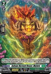 Sylvan Horned Beast, Mafels (Foil) - D Promo Cards - Cardfight Vanguard card