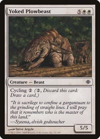 Yoked Plowbeast - Shards of Alara - Magic: The Gathering card