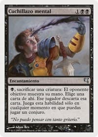 Mind Slash (Spanish) - "Cuchillazo mental" - Magic Encyclopedia 2005 (Salvat/Hachette) - Magic: The Gathering card