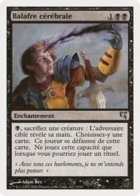 Mind Slash (French) - "Balafre cérébrale" - Magic Encyclopedia 2005 (Salvat/Hachette) - Magic: The Gathering card
