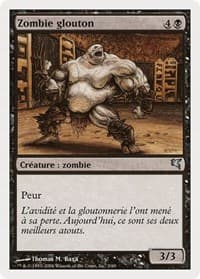 Gluttonous Zombie (French) - "Zombie glouton" - Magic Encyclopedia 2005 (Salvat/Hachette) - Magic: The Gathering card