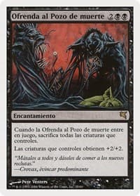 Death Pit Offering (Spanish) - "Ofrenda al Pozo de muerte" - Magic Encyclopedia 2005 (Salvat/Hachette) - Magic: The Gathering card