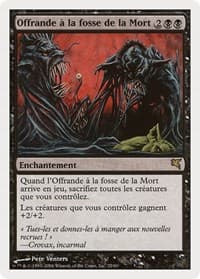 Death Pit Offering (French) - "Offrande à la fosse de la Mort" - Magic Encyclopedia 2005 (Salvat/Hachette) - Magic: The Gathering card