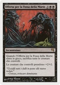 Death Pit Offering (Italian) - "Offerta per la Fossa della Morte" - Magic Encyclopedia 2005 (Salvat/Hachette) - Magic: The Gathering card