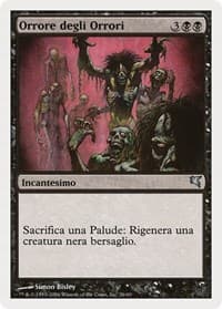 Horror of Horrors (Italian) - "Orrore degli Orrori" - Magic Encyclopedia 2005 (Salvat/Hachette) - Magic: The Gathering card