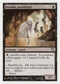 Plagued Rusalka (French) - "Rusalka pestiférée" - Magic Encyclopedia 2005 (Salvat/Hachette) - Magic: The Gathering card