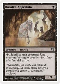 Plagued Rusalka (Italian) - "Rusalka Appestata" - Magic Encyclopedia 2005 (Salvat/Hachette) - Magic: The Gathering card