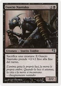 Nantuko Husk (Italian) - "Guscio Nantuko" - Magic Encyclopedia 2005 (Salvat/Hachette) - Magic: The Gathering card