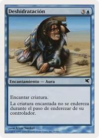 Dehydration (Spanish) - "Deshidratación" - Magic Encyclopedia 2005 (Salvat/Hachette) - Magic: The Gathering card