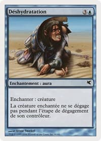 Dehydration (French) - "Déshydratation" - Magic Encyclopedia 2005 (Salvat/Hachette) - Magic: The Gathering card