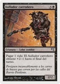 Carrion Howler (Spanish) - "Aullador carroñero" - Magic Encyclopedia 2005 (Salvat/Hachette) - Magic: The Gathering card
