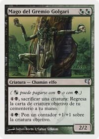 Golgari Guildmage (Spanish) - "Mago del Gremio Golgari" (F39) - Magic Encyclopedia 2005 (Salvat/Hachette) - Magic: The Gathering card