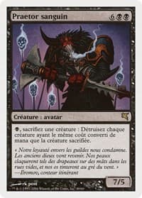 Sanguine Praetor (French) - "Praetor sanguin" - Magic Encyclopedia 2005 (Salvat/Hachette) - Magic: The Gathering card