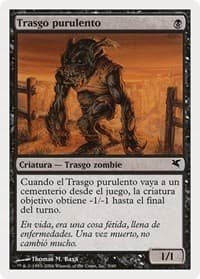 Festering Goblin (Spanish) - "Trasgo purulento" - Magic Encyclopedia 2005 (Salvat/Hachette) - Magic: The Gathering card