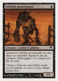 Festering Goblin (French) - "Gobelin pourrissant" - Magic Encyclopedia 2005 (Salvat/Hachette) - Magic: The Gathering card