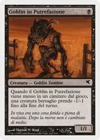 Festering Goblin (Italian) - "Goblin in Putrefazione" - Magic Encyclopedia 2005 (Salvat/Hachette) - Magic: The Gathering card