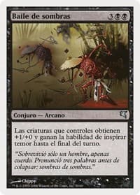 Dance of Shadows (Spanish) - "Baile de sombras" - Magic Encyclopedia 2005 (Salvat/Hachette) - Magic: The Gathering card
